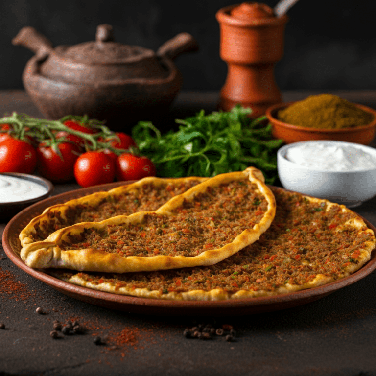 Spicy Delight Lahmacun