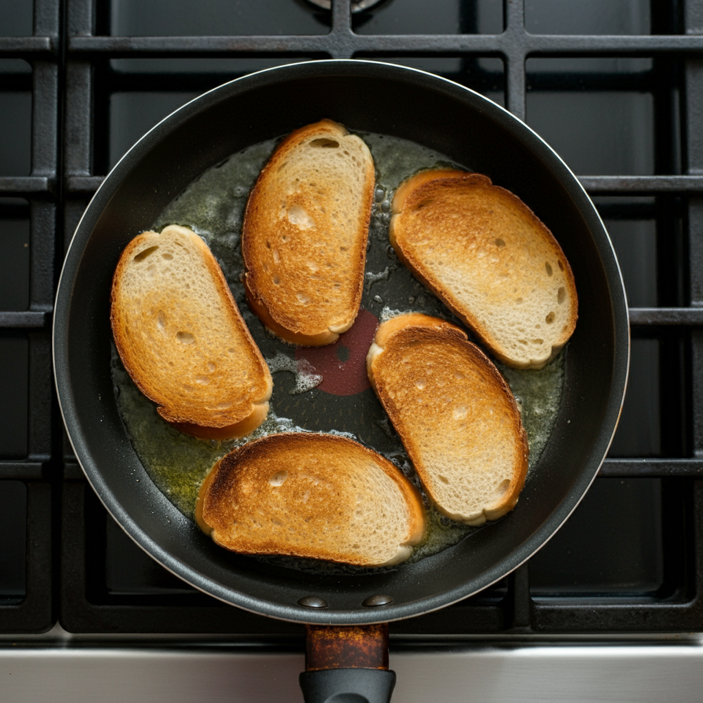 french onion soup toaste bread