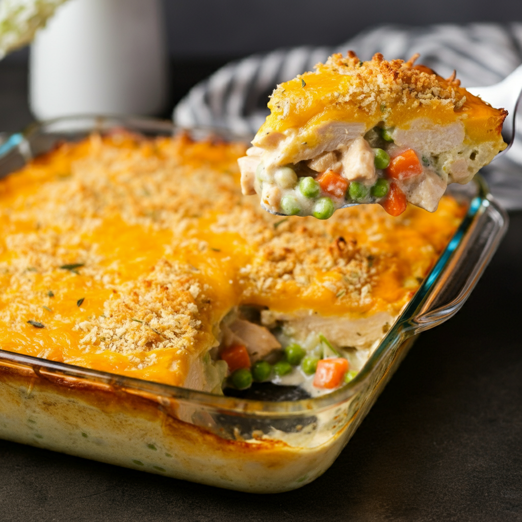 Swiss Chicken Casserole with Vegetables – Easy Casserole Ideas